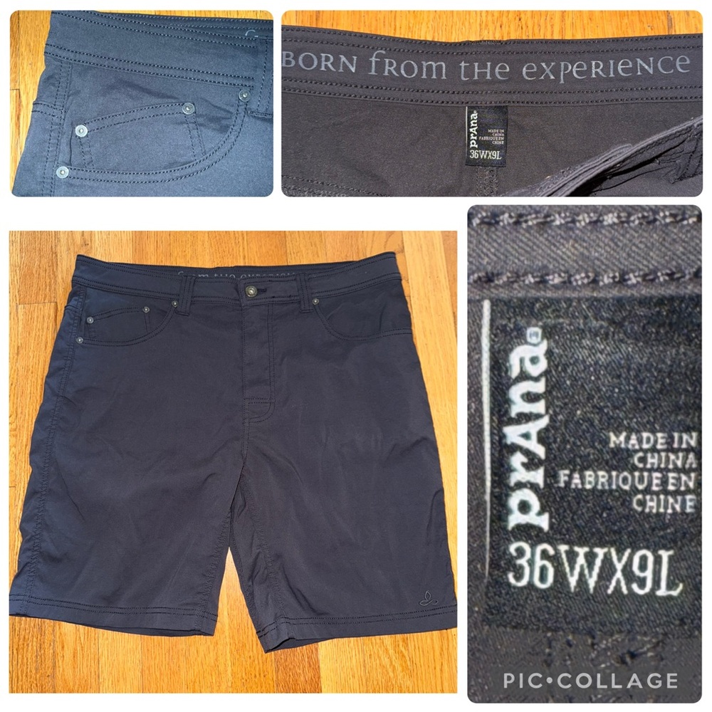 Prana Men's dark gray Shorts mens 36